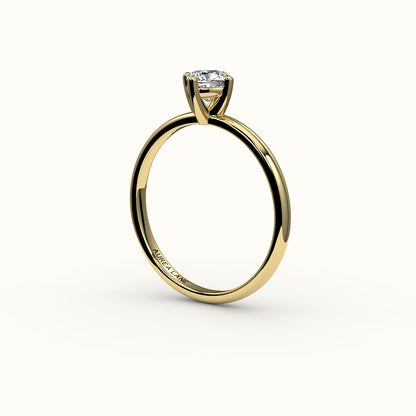 Compass Set Cushion Cut Solitaire Ring Setting