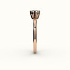 Compass Set Octagon Cut Solitaire Ring Setting