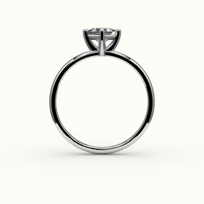 Compass Set Princess Cut Solitaire Ring Setting