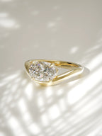 The Arco | East West Oval Solitaire