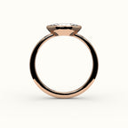 East-West Marquise Cut Bezel Ring Setting