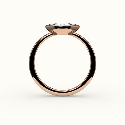 East-West Marquise Cut Bezel Ring Setting