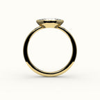 East-West Marquise Cut Bezel Ring Setting