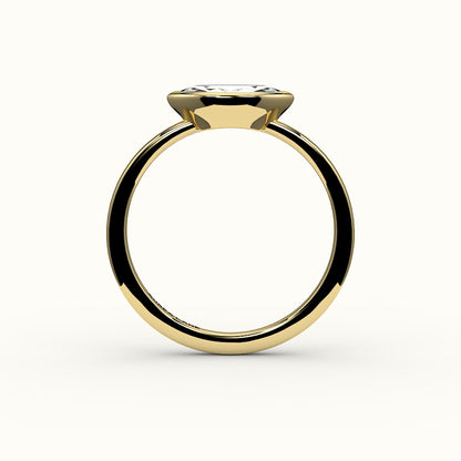 East-West Marquise Cut Bezel Ring Setting