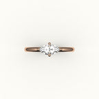 East-West Marquise Cut Solitaire Ring Setting