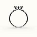 East-West Marquise Cut Solitaire Ring Setting
