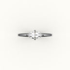 East-West Marquise Cut Solitaire Ring Setting