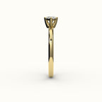 East-West Marquise Cut Solitaire Ring Setting