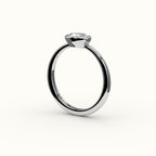 East-West Oval Bezel Ring Setting