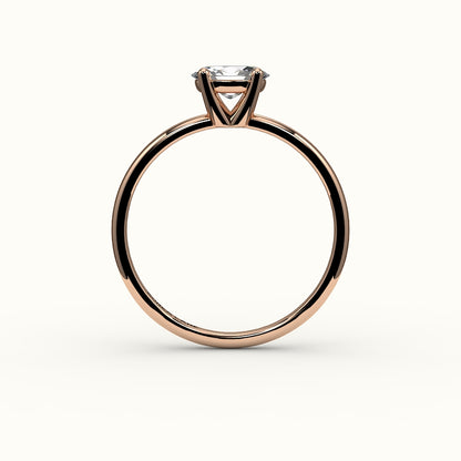 East-West Oval Solitaire Ring Setting