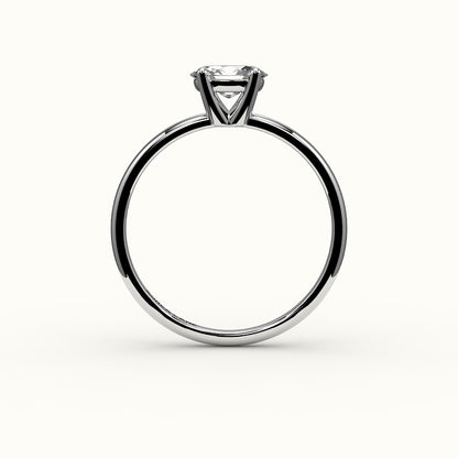 East-West Oval Solitaire Ring Setting