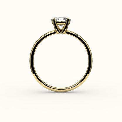 East-West Oval Solitaire Ring Setting