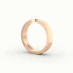 Classic Marquise Cut Carved Wedding Band