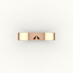 Classic Marquise Cut Carved Wedding Band