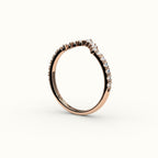 Marquise Crown Diamond Band