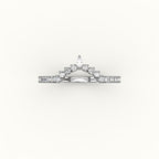 Marquise Crown Diamond Band