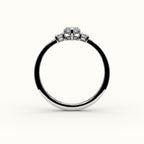 Marquise Cut Three-Stone Setting with Vertical Baguettes