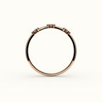 Skipped Marquise Diamond Band