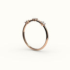 Skipped Marquise Diamond Band