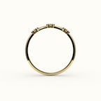 Skipped Marquise Diamond Band