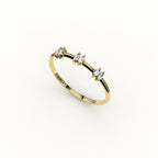 Skipped Marquise Diamond Band