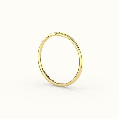Modern Initial Signet Ring