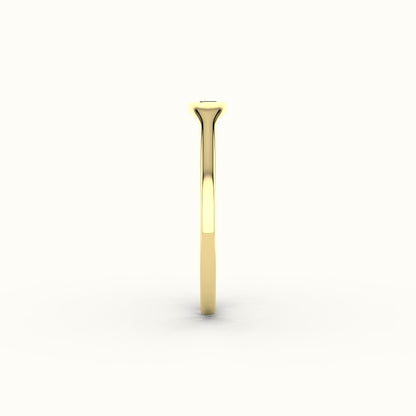 Modern Initial Signet Ring