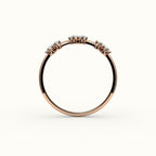 Skipped Oval Diamond Band