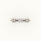 Skipped Oval Diamond Band