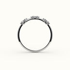 Skipped Oval Diamond Band