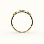 Skipped Oval Diamond Band