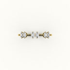 Skipped Oval Diamond Band