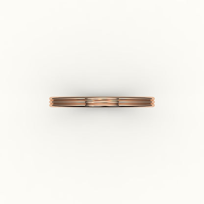 Parallel Grooves Band – 2mm