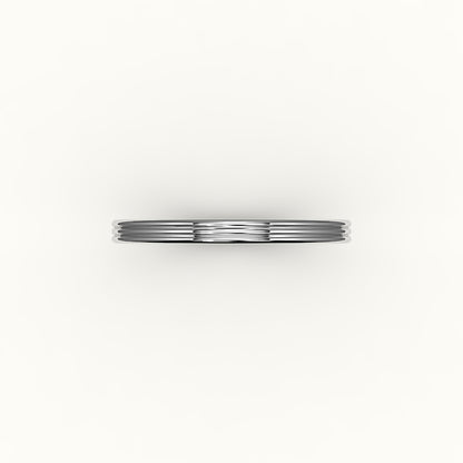 Parallel Grooves Band – 2mm