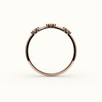 Skipped Round Diamond Band