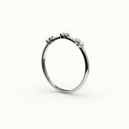 Skipped Round Diamond Band