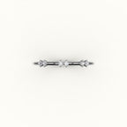 Skipped Round Diamond Band